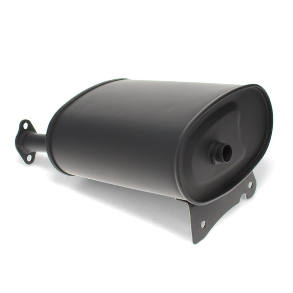 Generator Muffler Exhaust fits Honda GX340, GX390; Generac GP; Champion CSA; DuroMax XP Side View