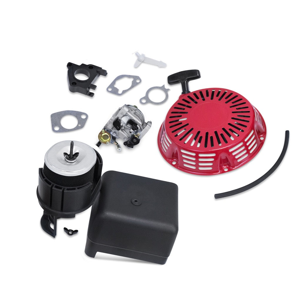 Maintenance Kit fits Honda GX240, GX270 with Air Filter Housing, Carburetor, Pull Starter, Spark Plug