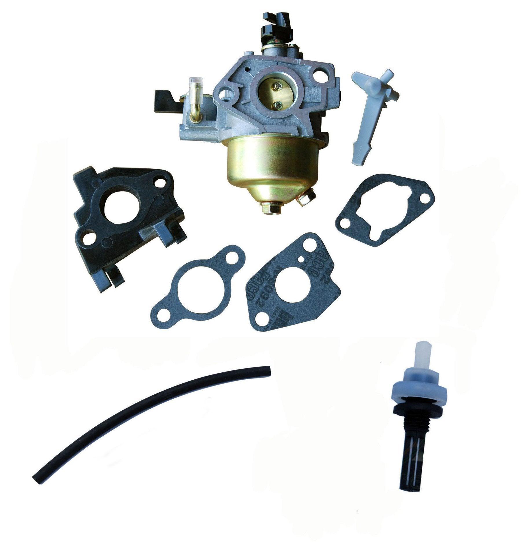 Carburetor Kit fits Harbor Freight Predator 420cc 13HP with spacer, gaskets, fuel gas filter