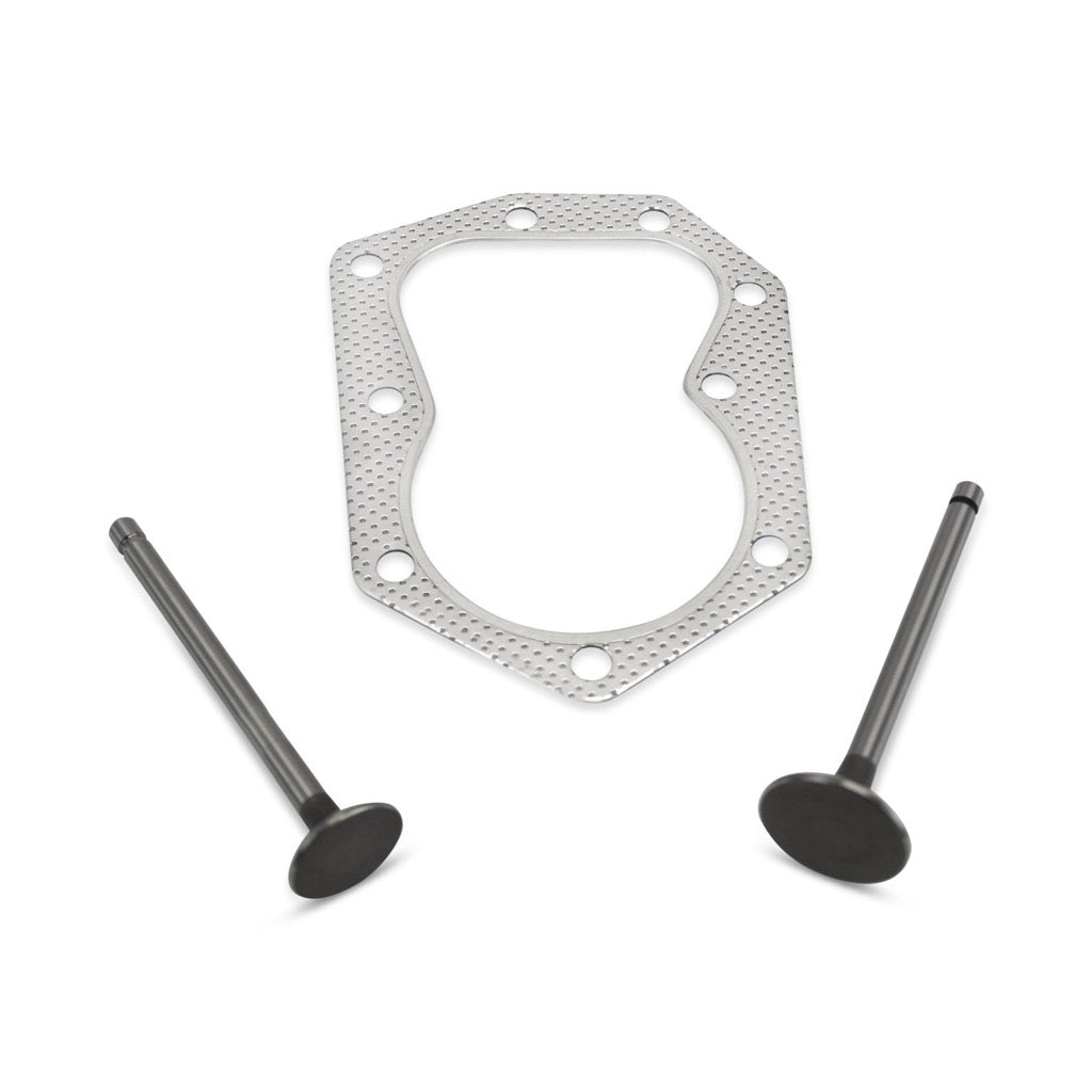 Cylinder Head Gasket Kit fits Kohler K301 with Intake & Exhaust Valve Kit