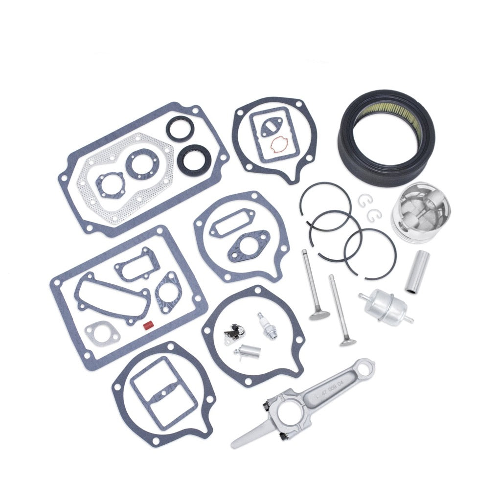 Engine Rebuild Kit fits Kohler K301 Gasket Kit, Connecting Rod, Piston Kit, Valves, Filters