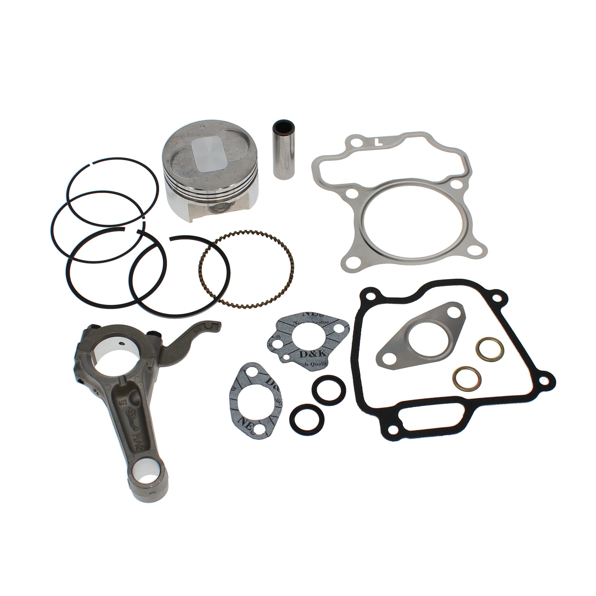 Piston & Ring Connecting Rod Gasket Kit fits Subaru Robin EX17